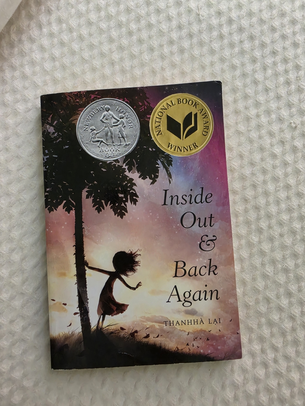 Inside Out & Back Again by Thanhha Lai - Pink Gradient Paperback